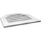 Ekena Millwork Octagonal Top Surface Mount PVC Gable Vent w/ 3-1/2"W x 1"P Standard Frame, 24"W x 22"H GVPOT24X2201SN - alternate 2